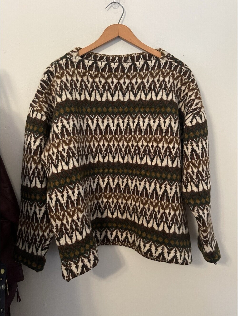 Jersey Modeller Iceland Vintage Sweater Scandinavian Lambs Wool M/L Nordic
